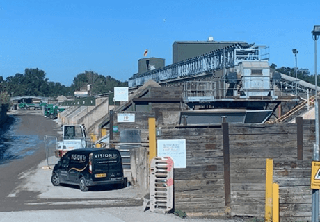 New Day Aggregates conveyer belt