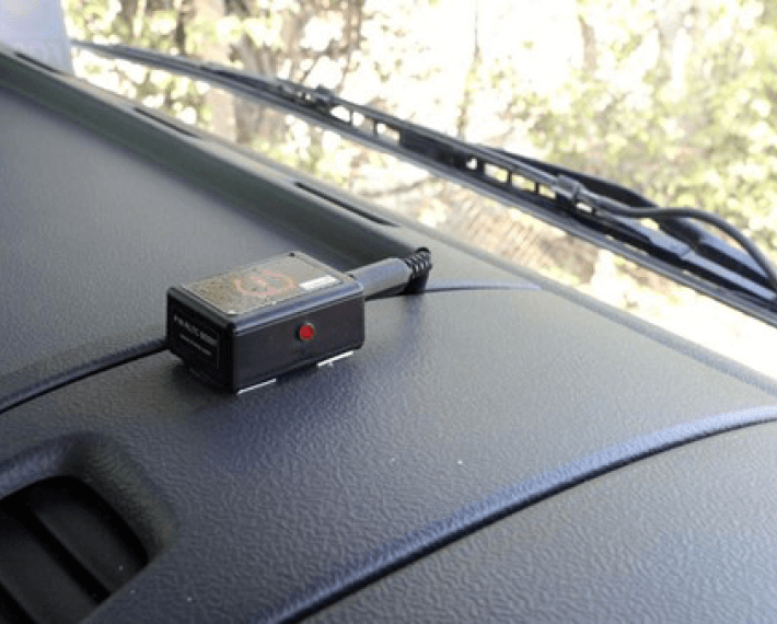 Tyre Telematics monitor in a lorry
