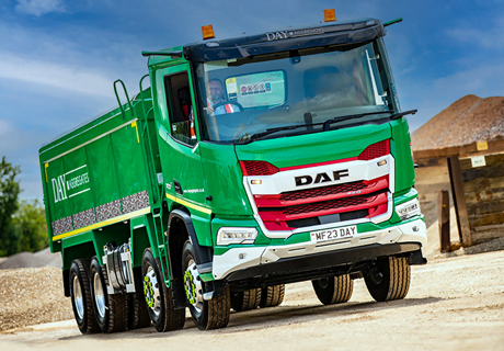 Green Day Aggregates eight wheeler lorry