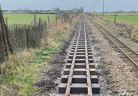 Small railway track